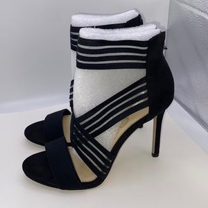 Jessica Simpson Black Elastic Stiletto